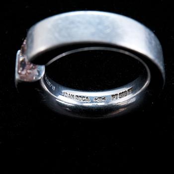 SORMUS, NIESSING, "light pink" Asprey-hiottu timantti n. 0,80 ct.