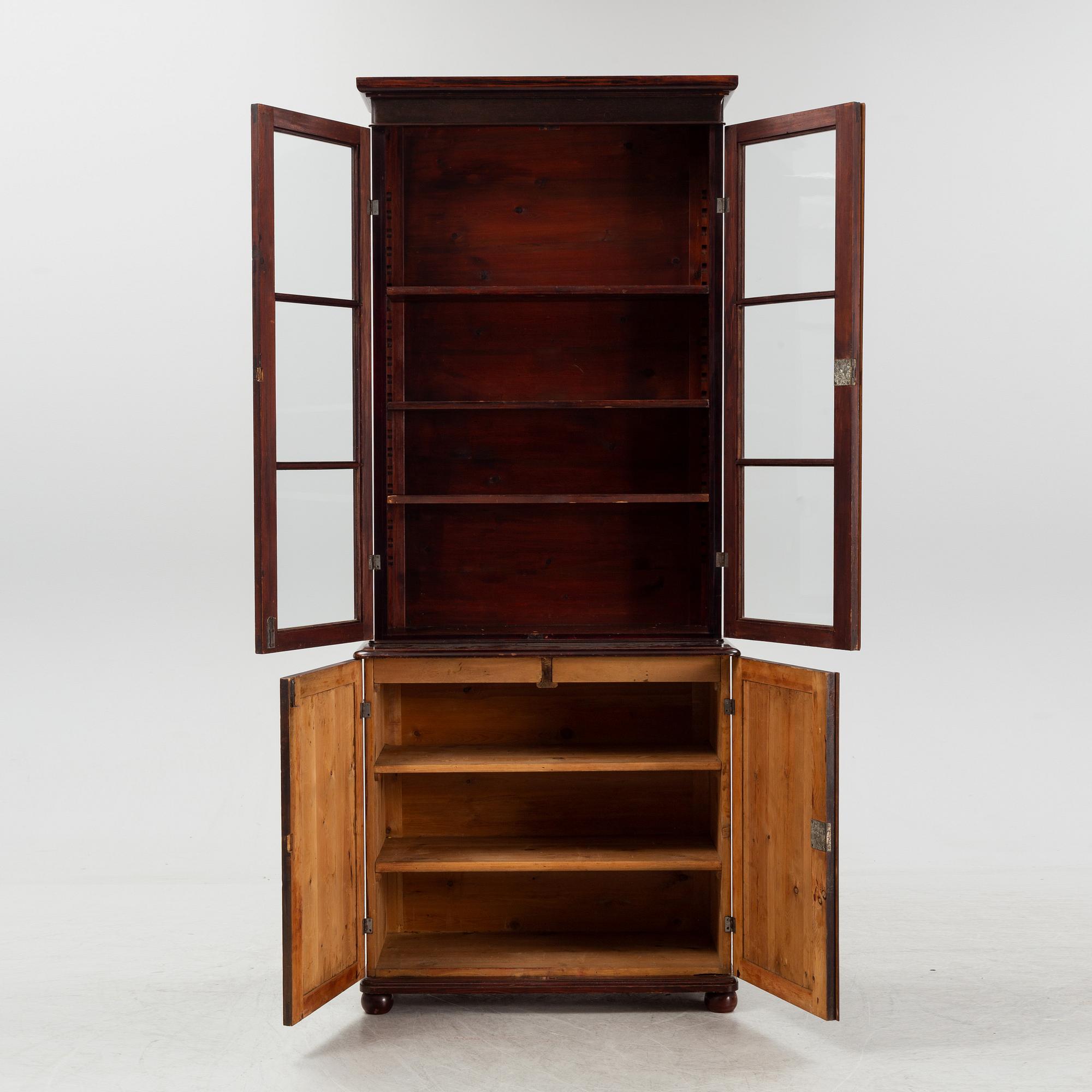 Bokskåp, sent 1800-tal.