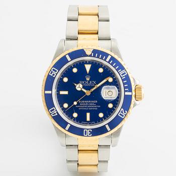 Rolex, Oyster Perpetual Date, Submariner, wristwatch, 40 mm.