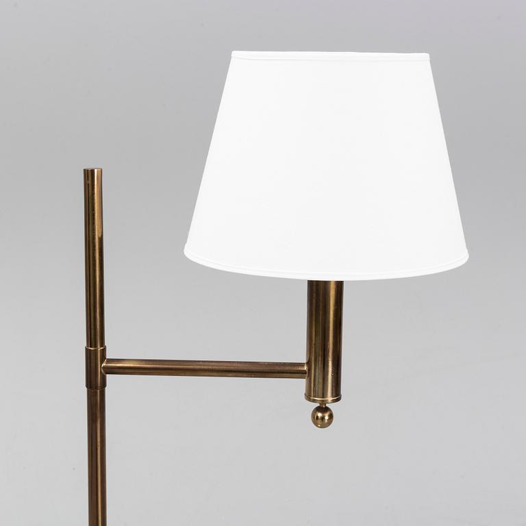 A pair of Swedish floor lamps, Bergboms, second half of the 20th century.