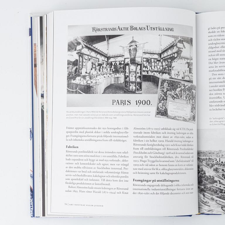 Böcker om svensk keramik. 19 st..