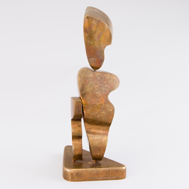 KARI HUHTAMO, a bronze sculpture, signed and dated 1977.