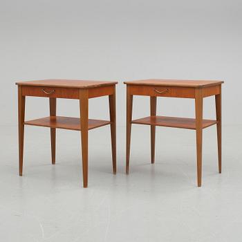 SÄNGBORD, ett par. 1960-tal.