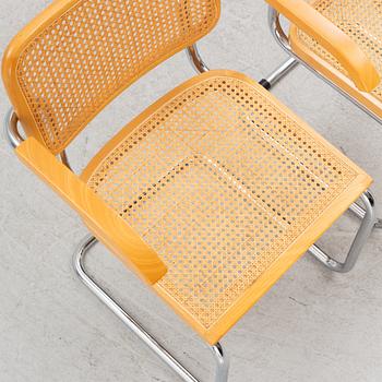 Stolar, 3 st, smt karmstol, Italien, sent 1900-tal.