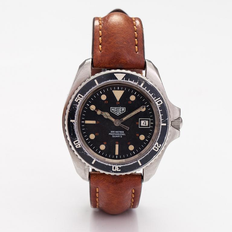 HEUER, Monnin 844, 200 m, wristwatch, 42 mm.
