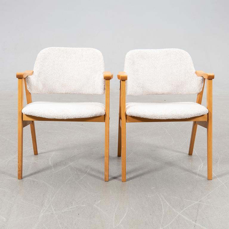 Armchairs, a pair, second half of the 20th century.