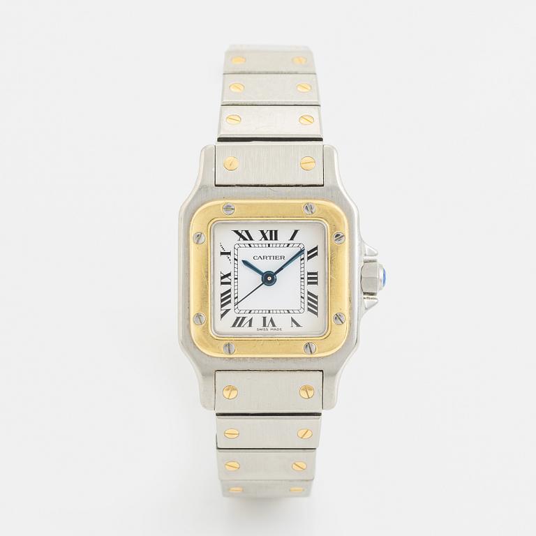 Cartier, Santos Carrée, armbandsur, 24 x 24 (35) mm.