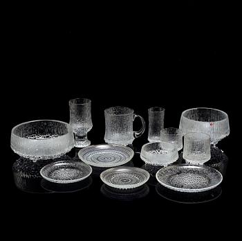 TAPIO WIRKKALA, a part 'Ultima Thule' glass service, for Iittala (54 pieces).