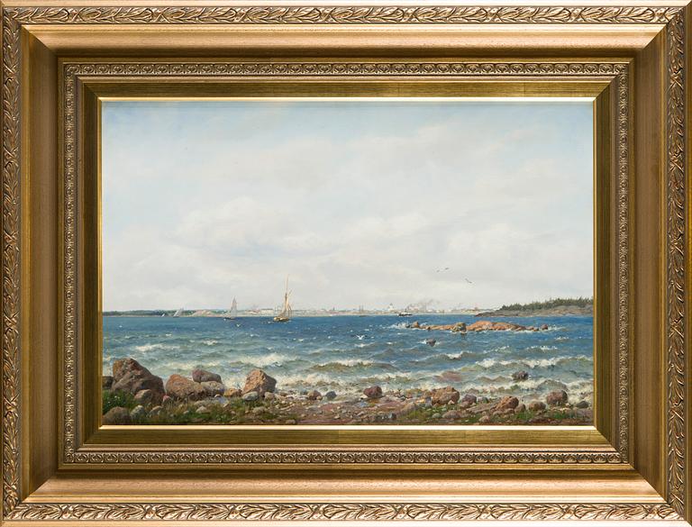 Oscar Kleineh, View of Helsinki from the Shore.