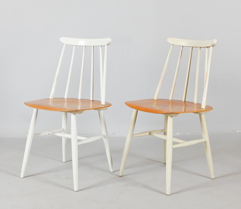 STOLAR, ett par, "Fanett", Ilmari Tapiovaara, Edsbyverken, 1950-tal.