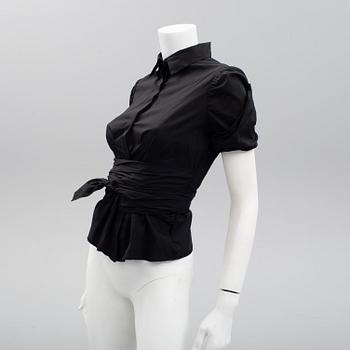 PRADA, a cotton blouse, Italian size 40.