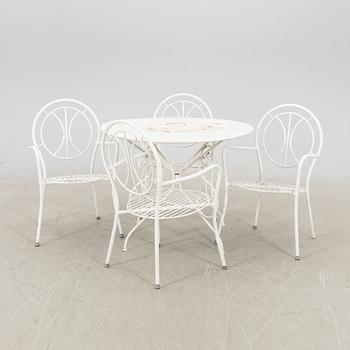 Garden furniture 5 pieces mid/second half of the 20th century.