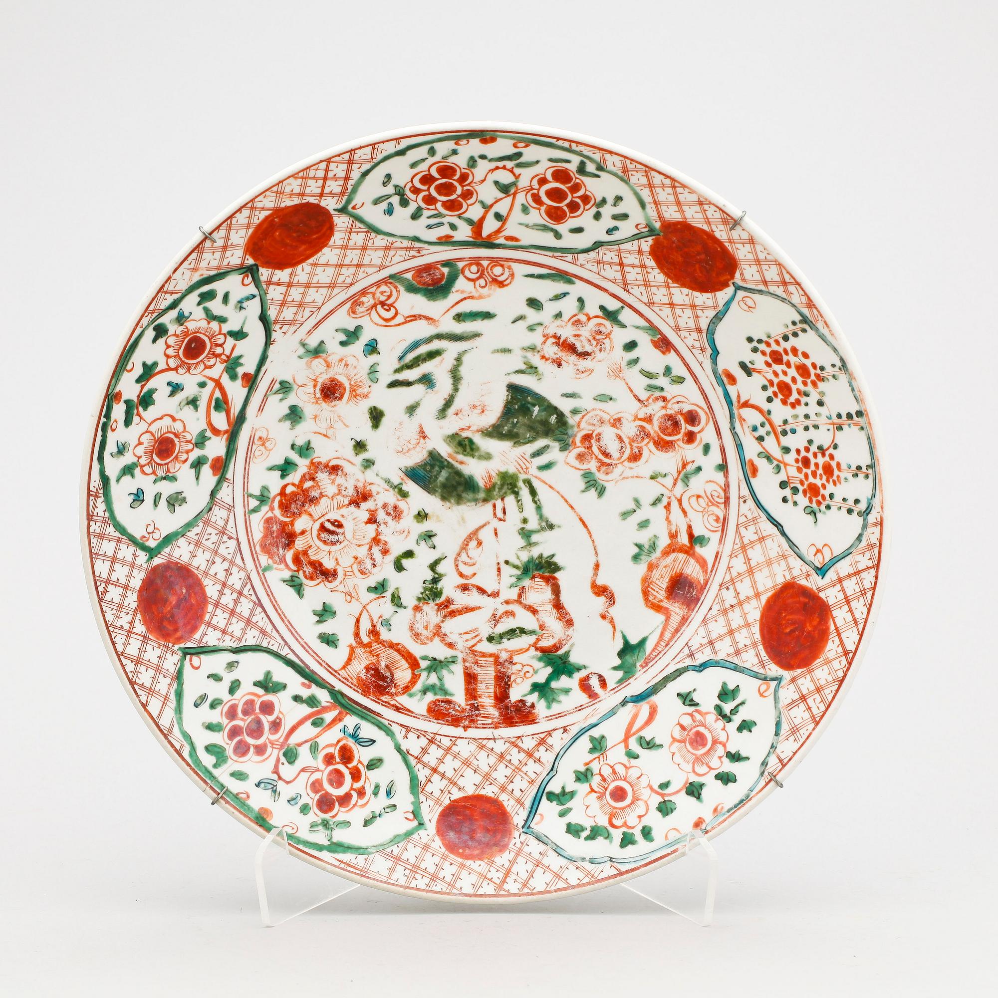 FAT, porslin, Kina, Swatow, Ming dynastin, Wanli (1573-1619).