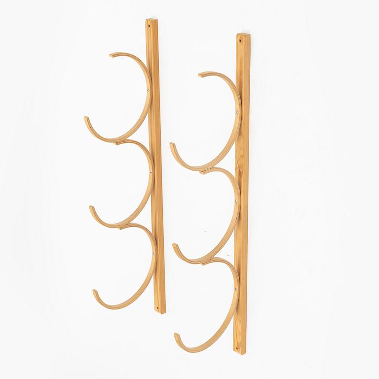 A pair of shelves for drawings, Swedish Modern, mid 20th Century.