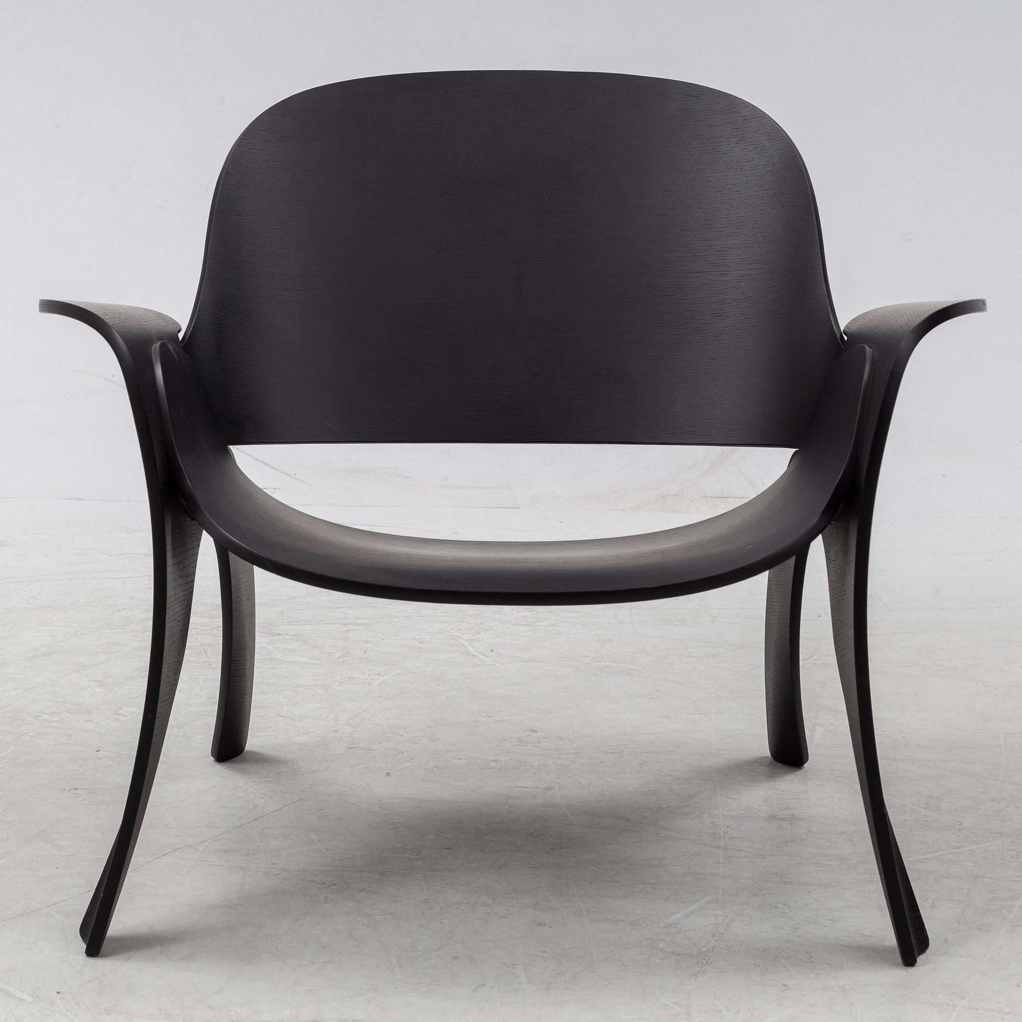 Chris Martin, a stained oak 'Rose chair', Massproductions.