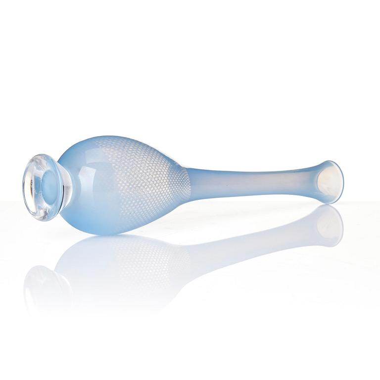 Sven Palmqvist, fyra delar, glas, Kraka, Orrefors 1940-50-tal, nr 34, 170, 359 samt en osignerad.