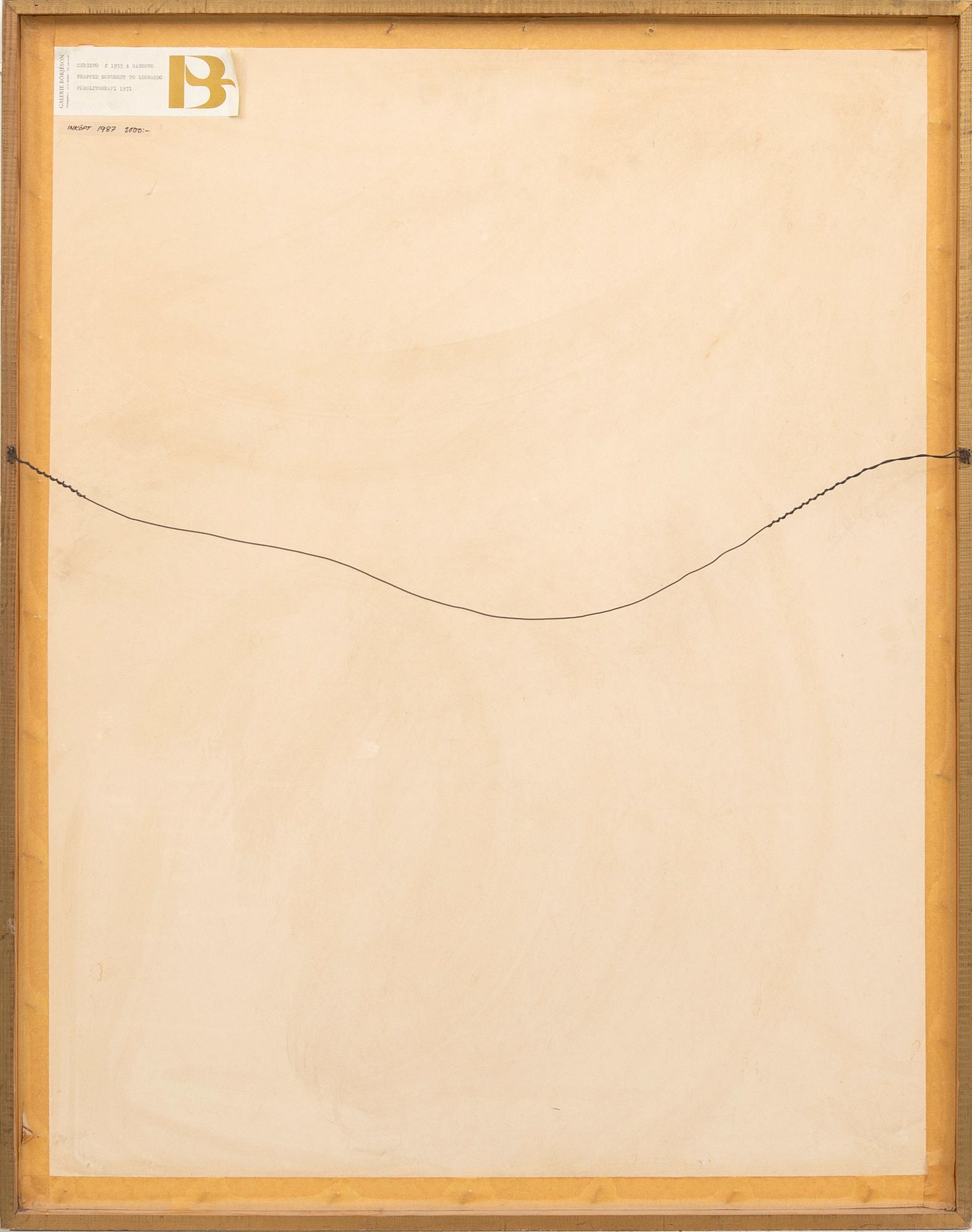 Christo & Jeanne-Claude, lithograph signed and numbered 244/999.