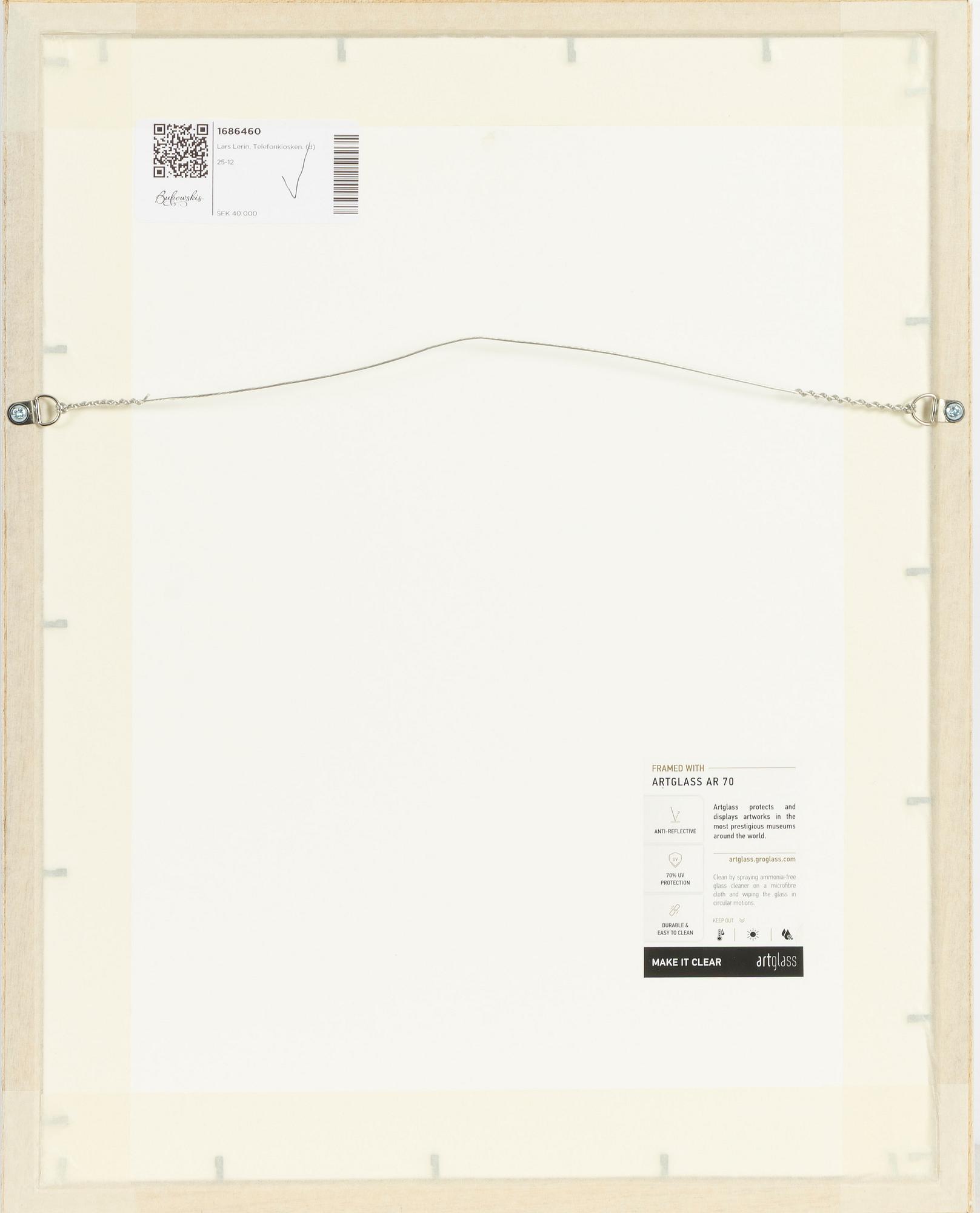 Lars Lerin, Telefonkiosken.