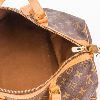 MONOGRAM CANVAS KEEPALL 35 BAG.
