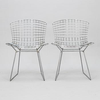 Harry Bertoia, stolar, ett par, "Side chair", Knoll.