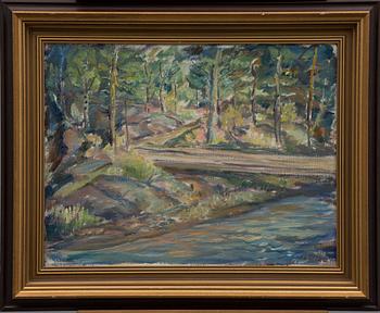 TYKO SALLINEN, olja på duk, signerad och daterad -47.