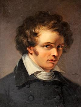 257B. Johan Gustaf Sandberg, "Skulptören Bengt Erland Fogelberg" (1782-1854).