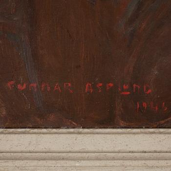 GUNNAR ASPLUND, olja på duk, sign o dat 1946.