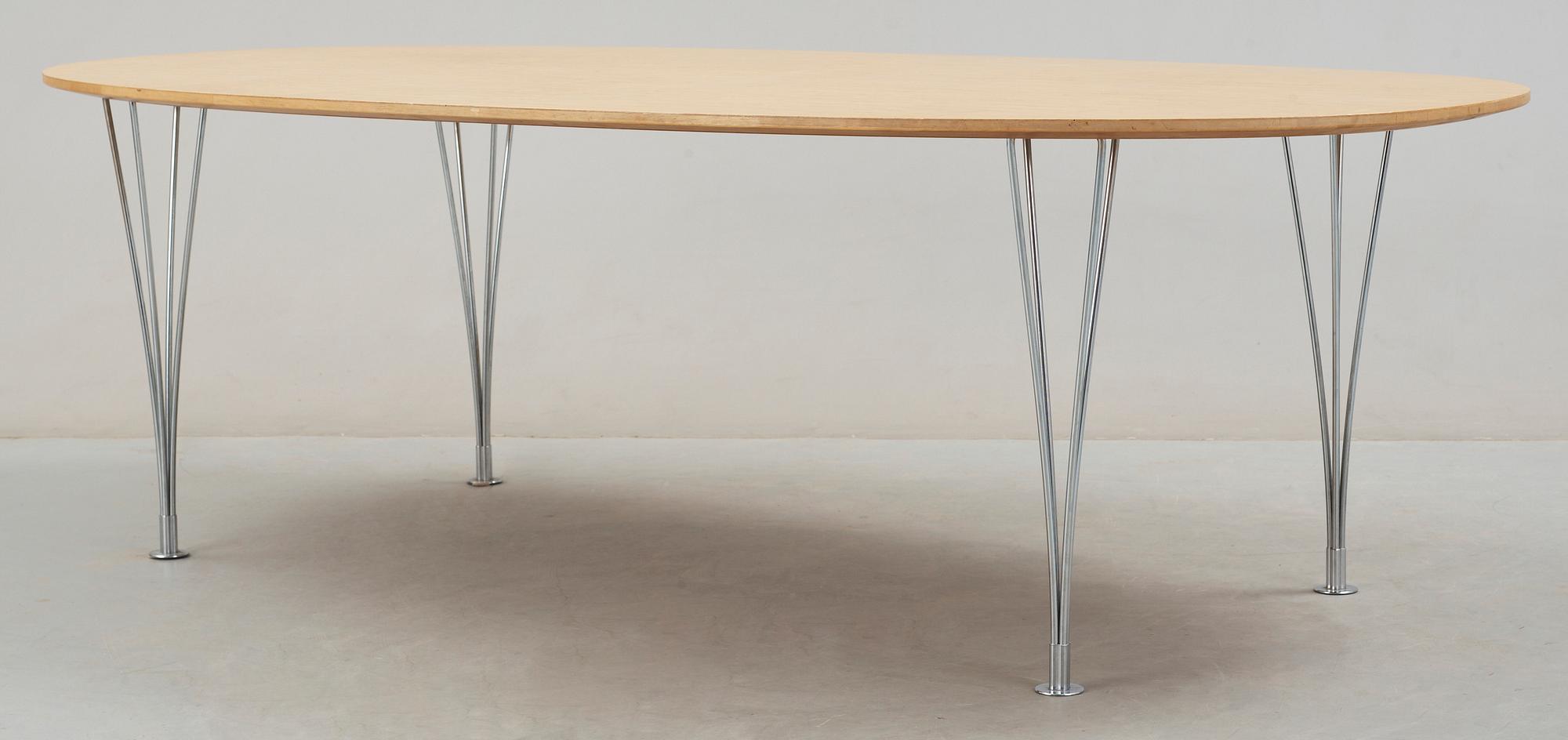 MATBORD, "Superellips", Bruno Mathsson och Piet Hein, Mathsson International, Värnamo, formgiven 1964.