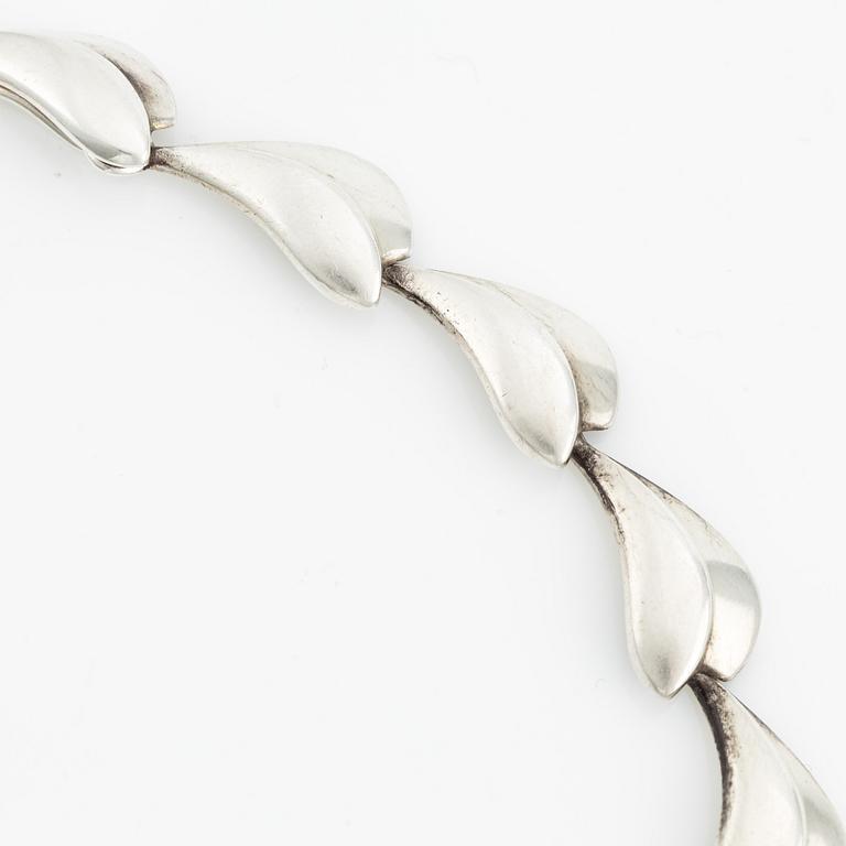 Georg Jensen, necklace, sterling silver, Denmark.