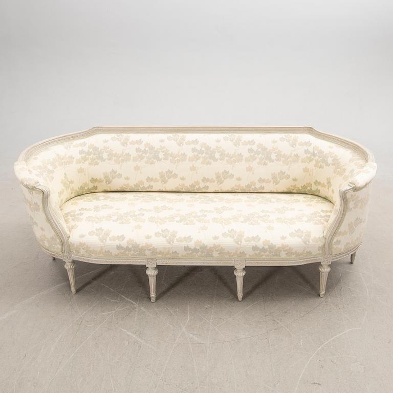 Bathtub sofa, late Gustavian style, early 20th century.