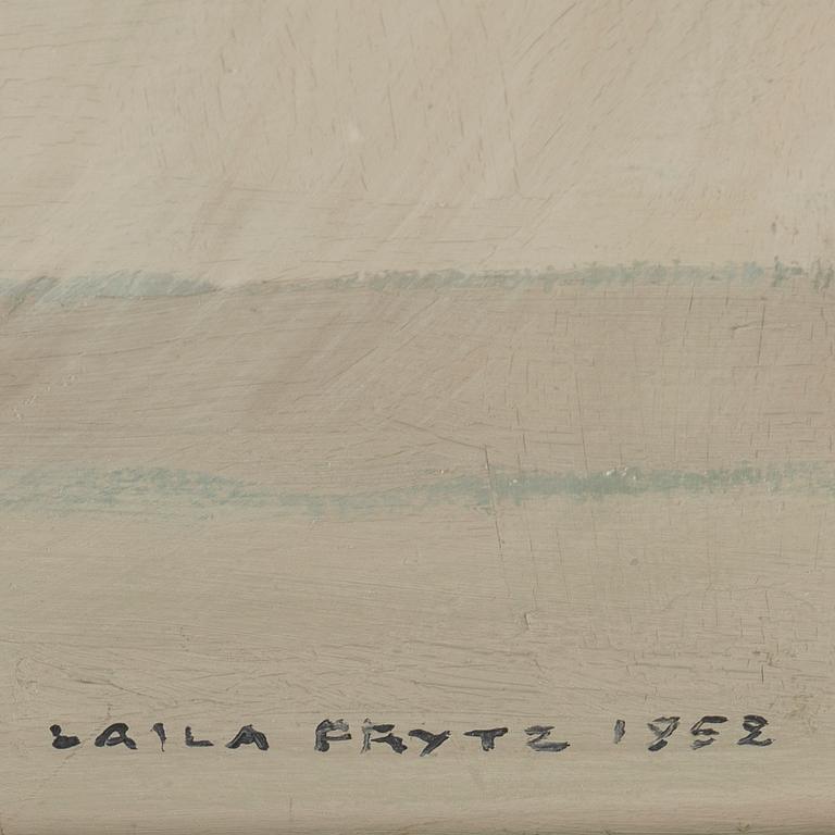 LAILA PRYTZ, oil on panel, signed and dated 1952.