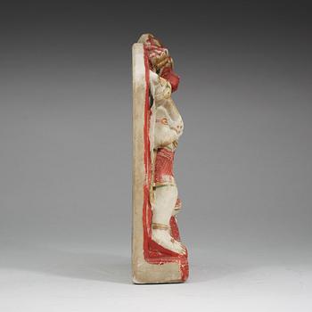 An alabaster sculpture of Hanuman, India, 19th Century.