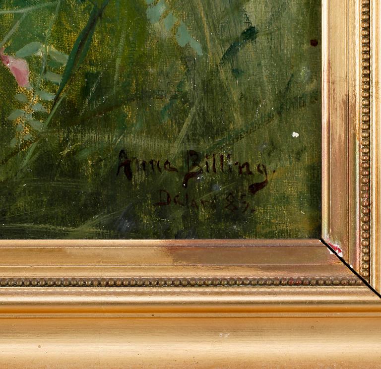 ANNA BILLING, olja på duk, sign och dat Dalarö -85.