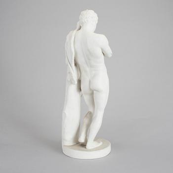 SKULPTUR, parian, F. Kiellberg, stämpelsignerad och daterad 1869, tillverkad mellan 1870-1907.