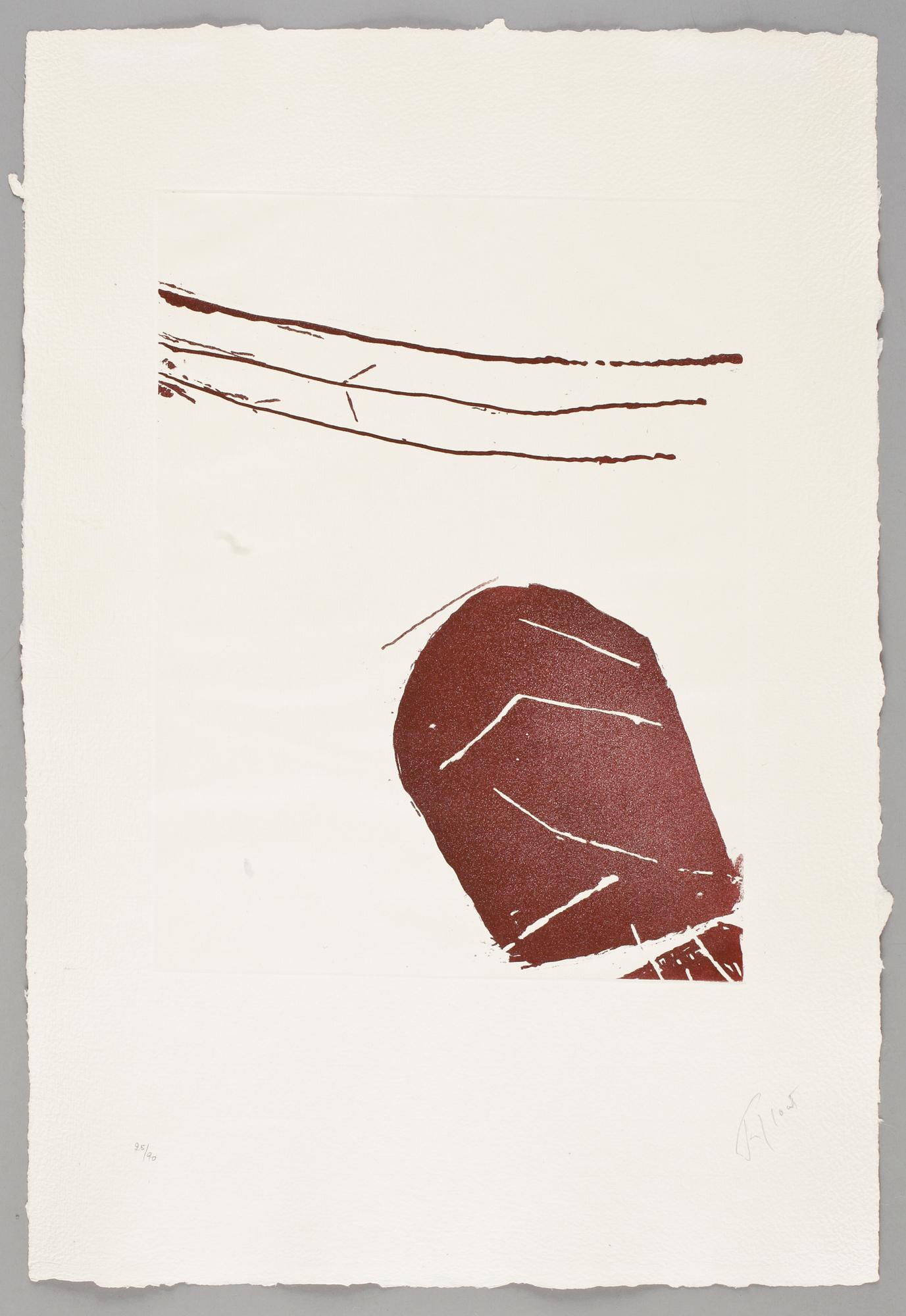 PIERRE TAL-COAT, litografiska tryck, 12 st. Numr. 25/90.