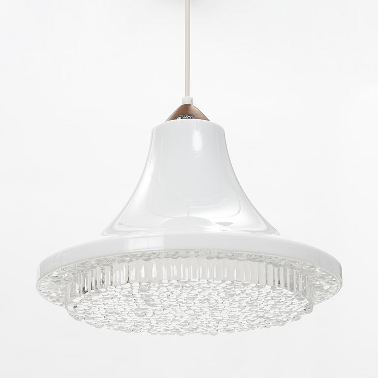 Uno & Östen Kristiansson, a plastic ceiling light, Luxus, Vittsjö.
