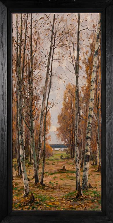 VICTOR WESTERHOLM, BIRCHWOOD IN AUTUMN.