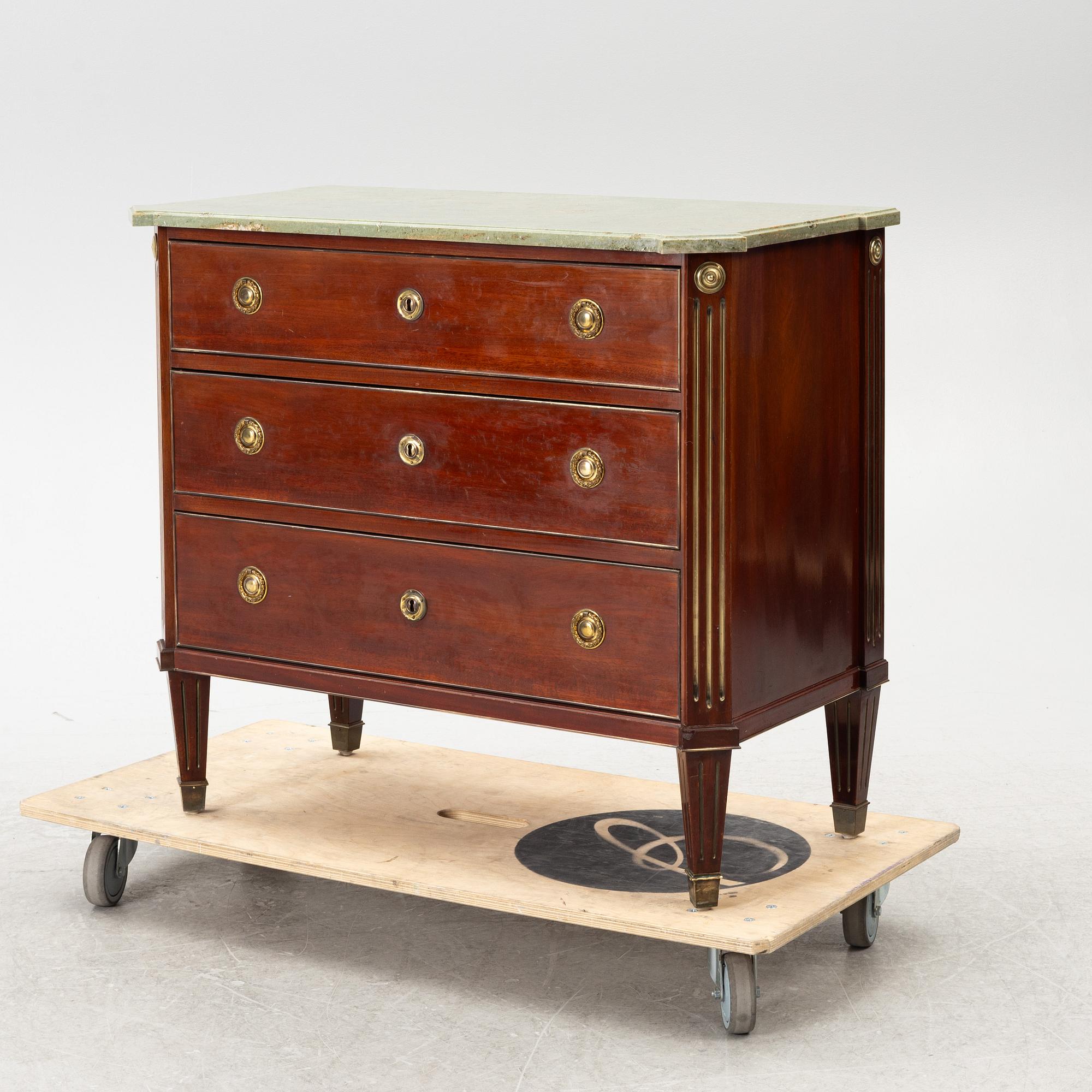 Bureau, Gustavian style, mid-20th century.