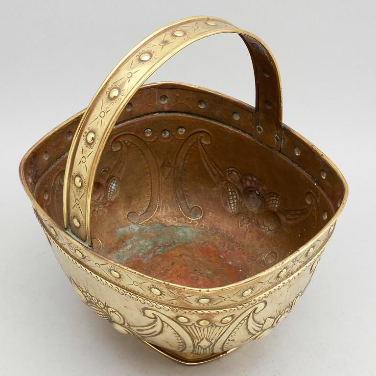 FRUKTKORG, mässing, 1800-talets första hälft.
