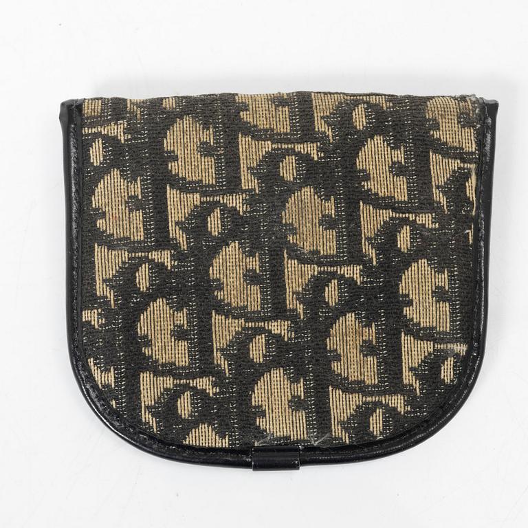 Christian Dior, bag and coin purse, vintage.