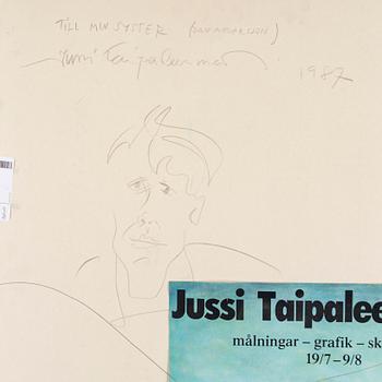 JUSSI TAIPALEENMÄKI, pastel on paper, signed.