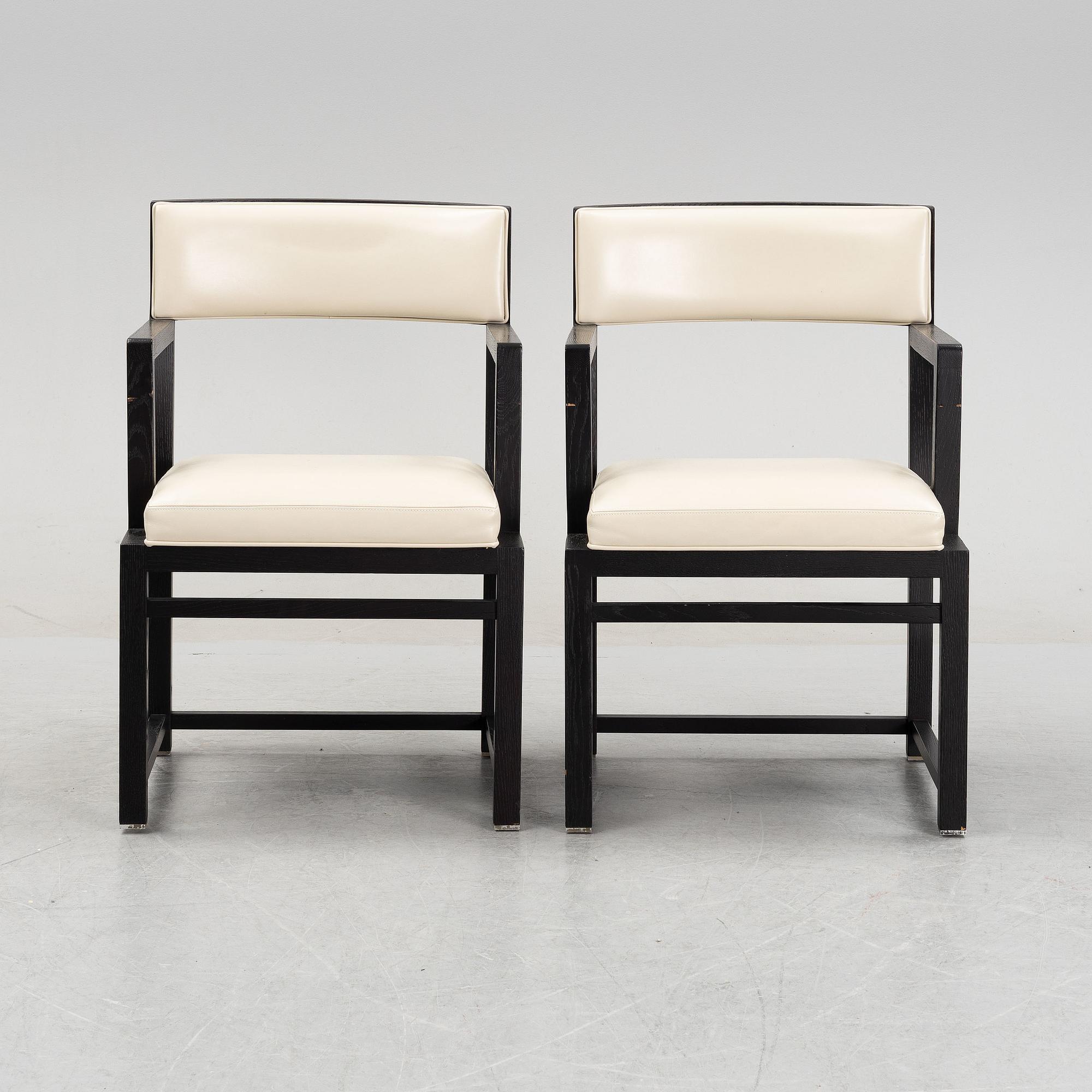 Antonio Citterio, six 'Simplice' armchairs, Maxalto, B&B Italia.