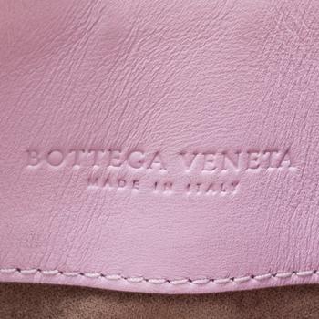 A Bottega Veneta leather bag.