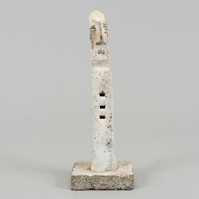 Nils Gunnar Zander, clay, sculpture, signed.