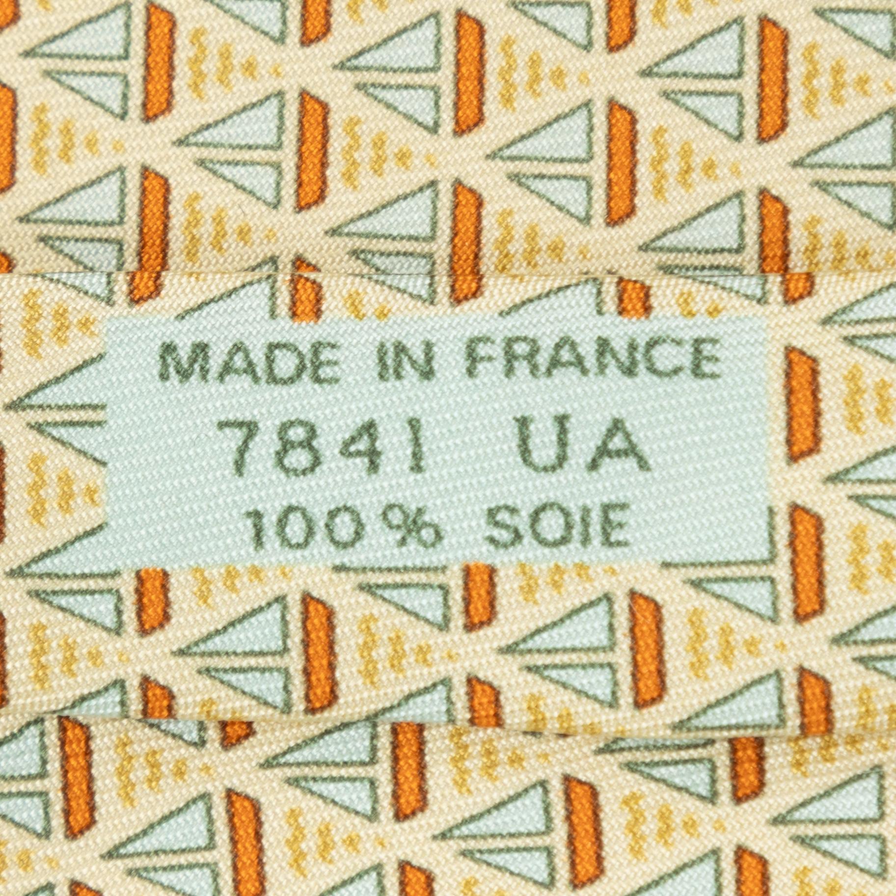 Hermès, 3 silk ties.