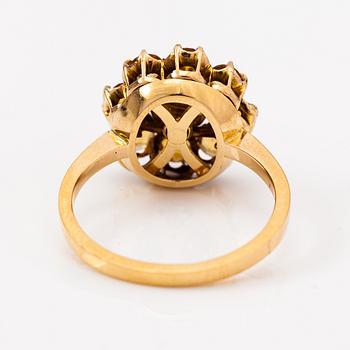 Torbjörn Tillander, A 14K gold jewellery suite with citrines. Helsinki 1981.