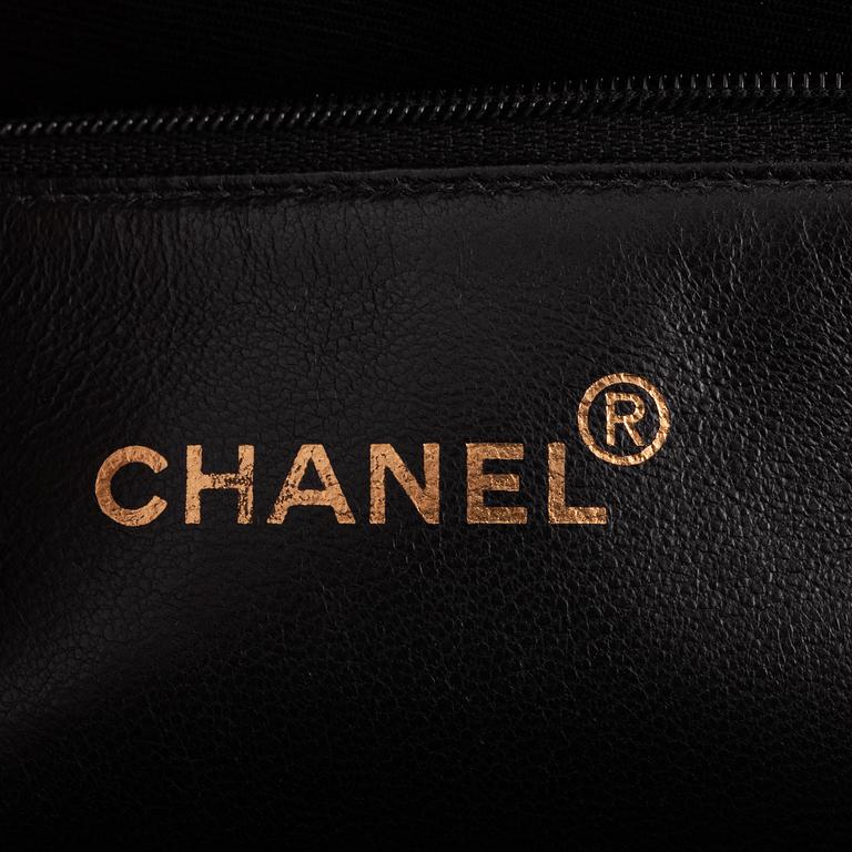 Chanel, a caviar leather 'Big Shopper'.