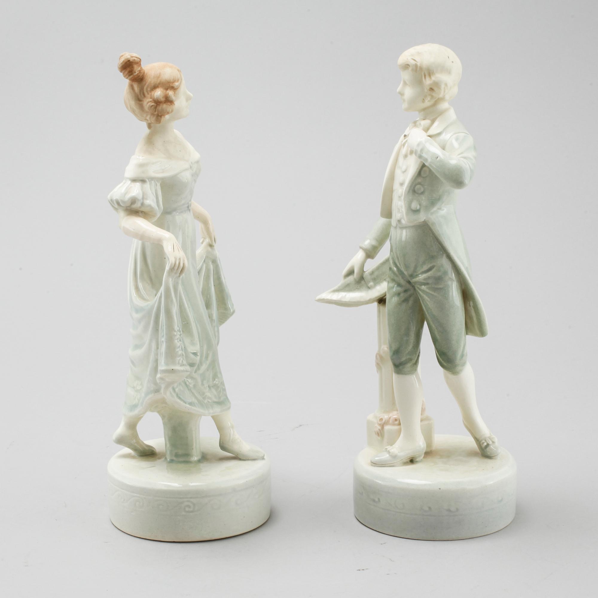 Two porcelain figurines by Ernst Wahliss for Royal Vienna, first half of the 20th century.