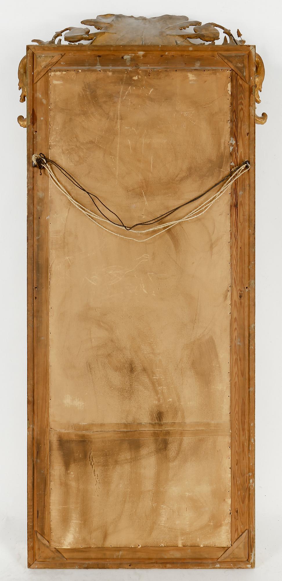 SPEGEL MED KONSOLBORD, nyrenässans, sent 1800-tal.