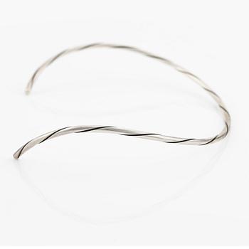 Firma George Jensen collier och armband, sterlingsilver, modell A80.